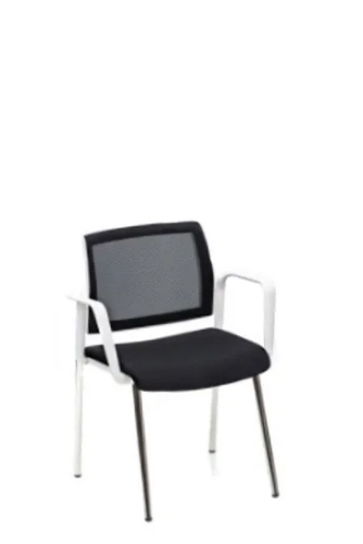 כיסא אורח KIND רשת גב לבן