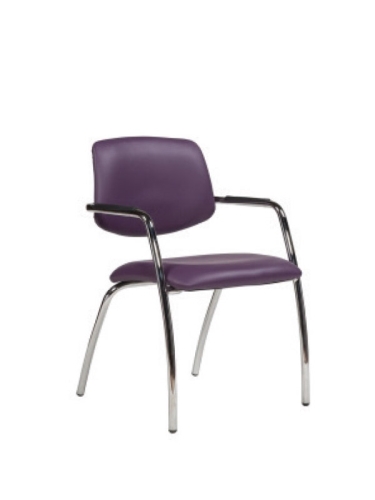 כיסא אורח דגם ROLL 4 גב מרופד