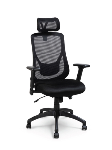 כיסא מנהלים דגם KUBA PLUS עם ידיות מתכווננות